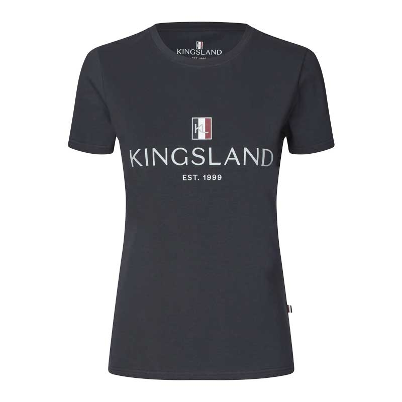 Kingsland Classic ladies "Logo T-shirt" - navy forfra