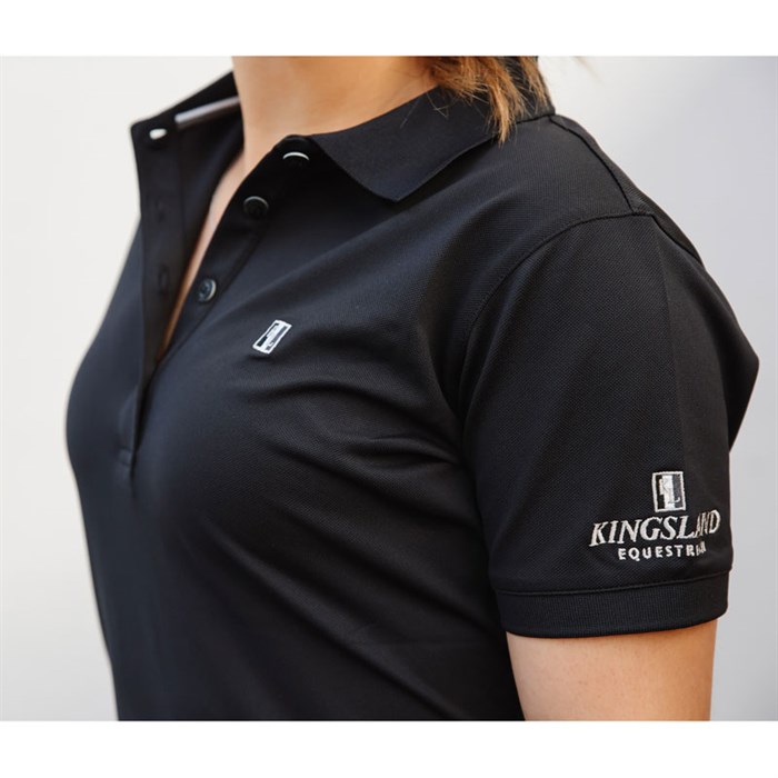 Kingsland polo "Classic Pique" dame - sort