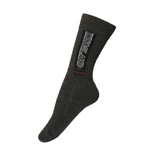 Kingsland uldstrømper "Edgar" woolmix - dark grey