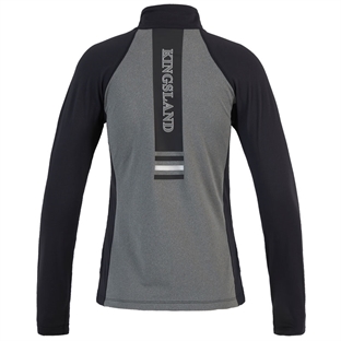 Kingsland ridebluse "Erin Ladies Training Shirt" - grey forged iron