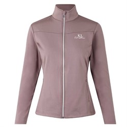 Kingsland Tiana fleece jakke - rose taupe forfra