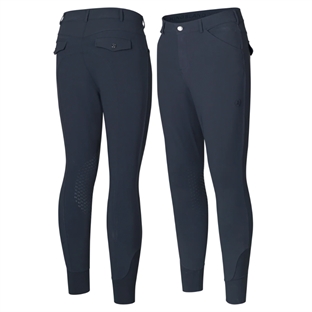 Kingsland Classic herre ridebukser "Kent" m. knægrip - navy