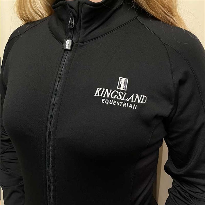 Tæt på Kingsland Classic Technical fleece jakke i sort