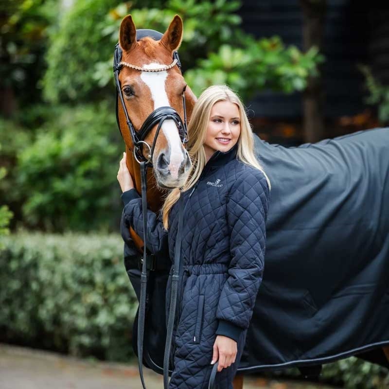 Kingsland Classic heldragt "Quilted Onepiece" - navy
