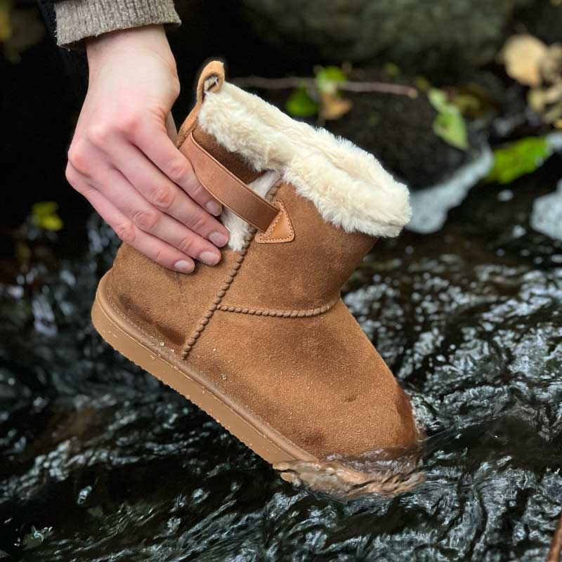 HKM vandtætte bamsestøvler "Davos Legolin" - camel 