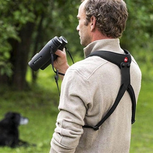 Leica Neoprene Binocular strap sport Black - Køb hos Lundemøllen