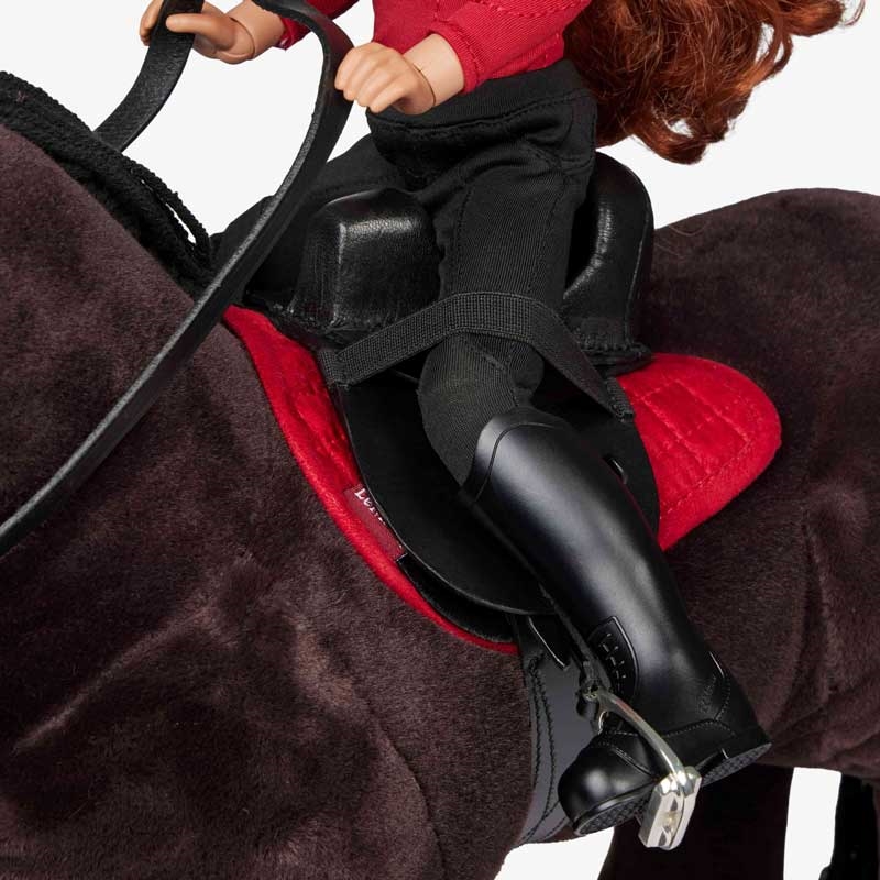 Lemieux "Mini Pony Steady" dukke sadel - sort