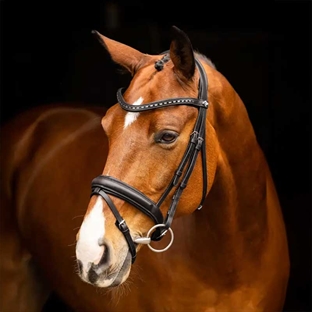 LeMieux trense "Arika Dressage" - sort/sort