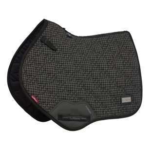 LeMieux "Aspen houndstooth jumping" underlag - sort