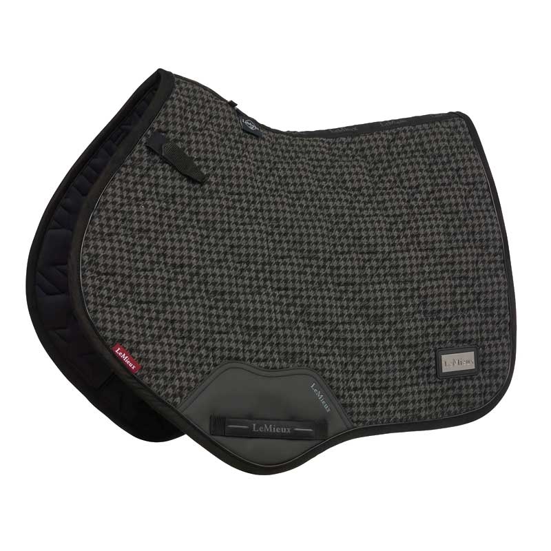 LeMieux "Aspen houndstooth jumping" underlag - sort