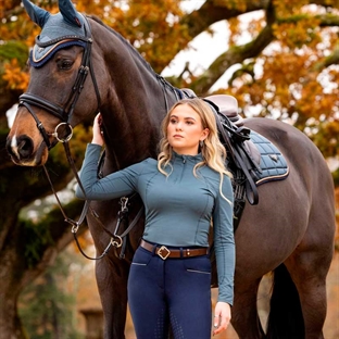 Lemieux bluse "Base Layer" - petrol