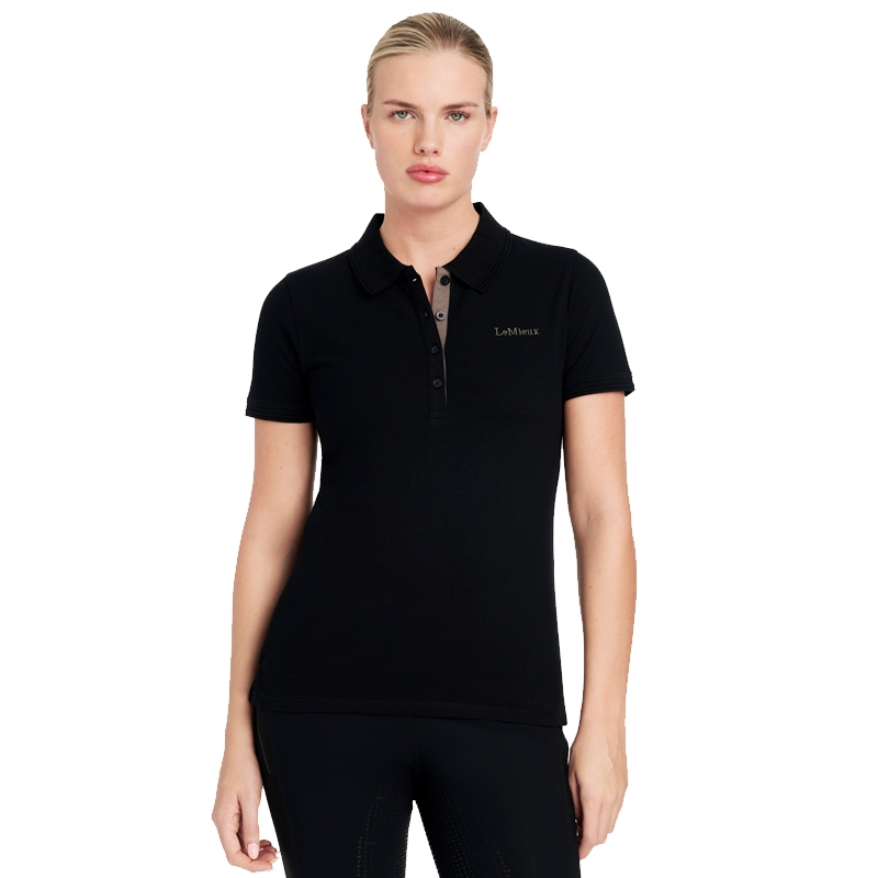 Lemieux polo i sort 
