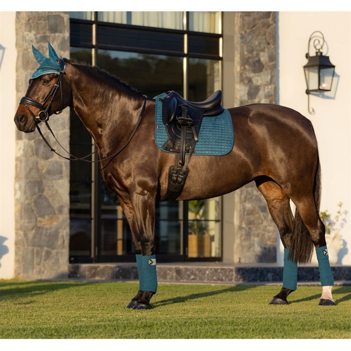 LeMieux Dressage Suede underlag - Marine