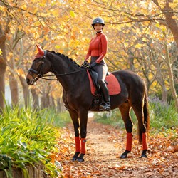 LeMieux Dressage Suede underlag - Sienna