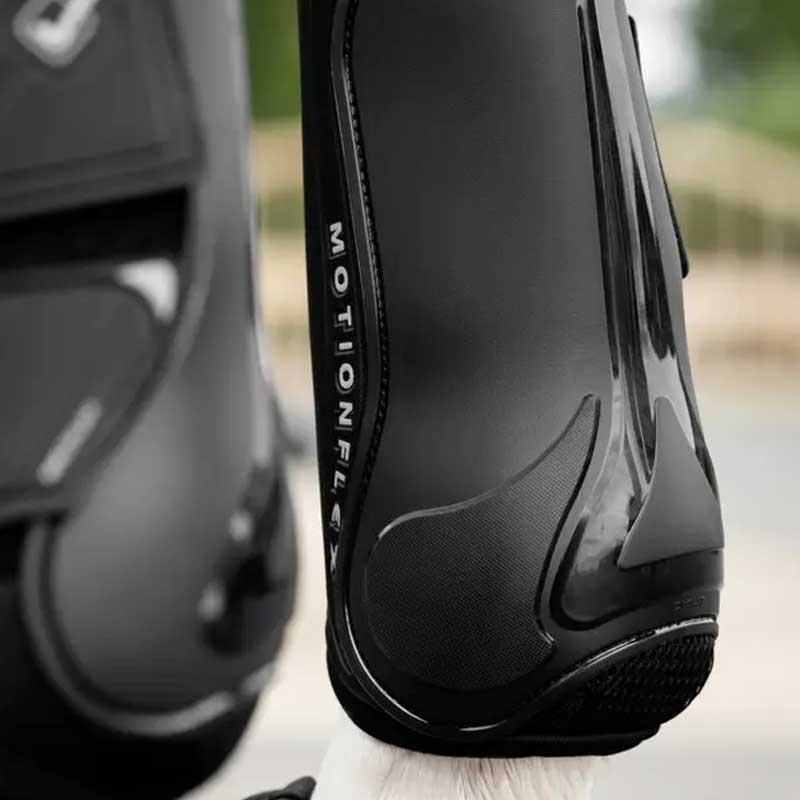Lemieux dressurgamacher "Motionflex" - Sort tæt på, på hesteben