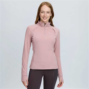 LeMieux fleecetrøje "Frances Quarter Zip" - Wild Rose