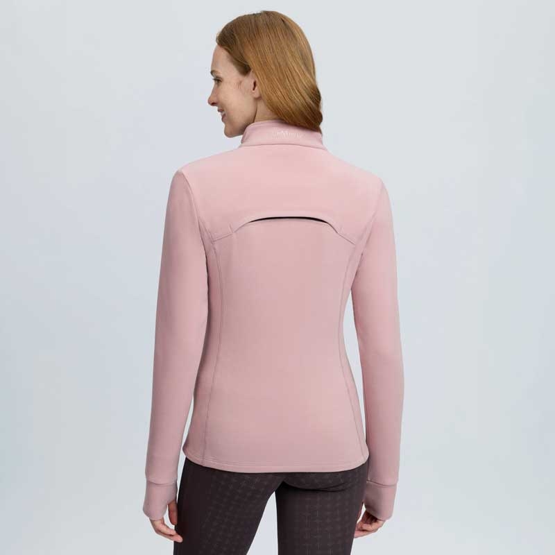 LeMieux fleecetrøje "Frances Quarter Zip" - Wild Rose