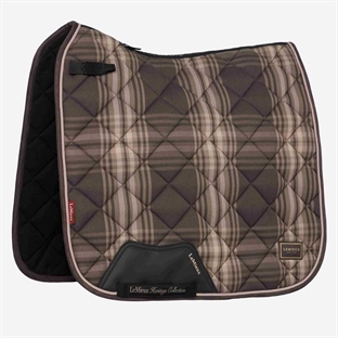 LeMieux Dressage underlag "Heritage Check" - Cocoa