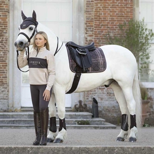 LeMieux Dressage underlag "Heritage Check" - Cocoa