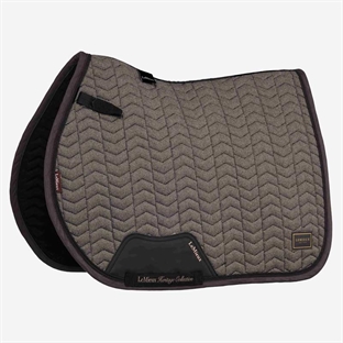 LeMieux Jumping underlag "Heritage Herringbone" - Cocoa