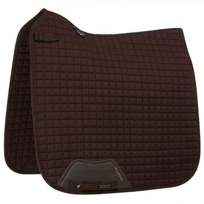 LeMieux Dressage Suede underlag - brun