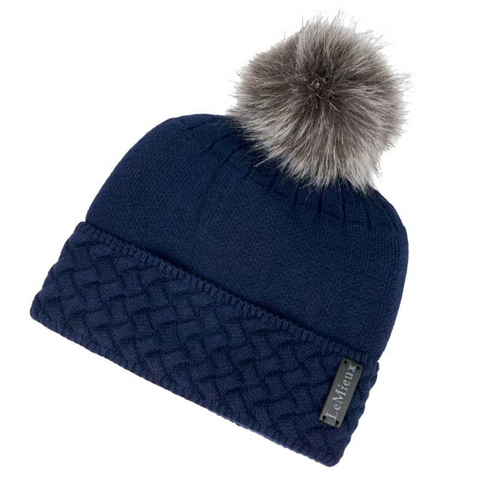 LeMieux strikket hue Lola Beanie i navy