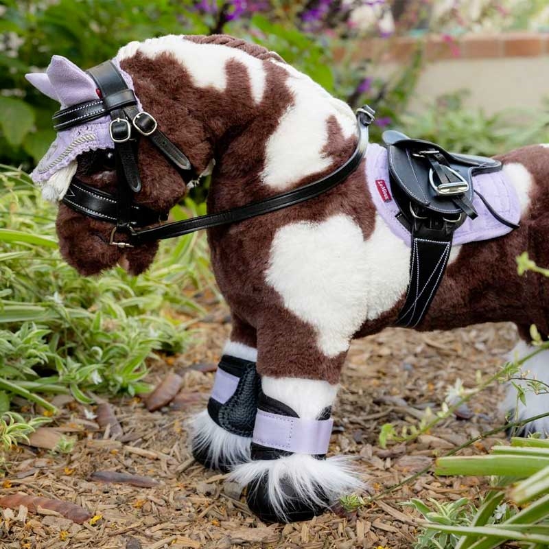 LeMieux mini pony legetøjshest Dazzle vises med udstyr