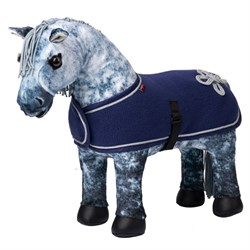 Lemieux "Mini Pony" Fleecedækken - Ink Blue