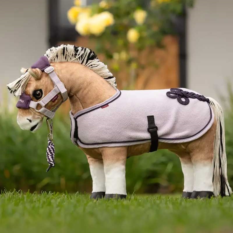 Lemieux "Mini Pony" fleecedækken - Lilac på hest
