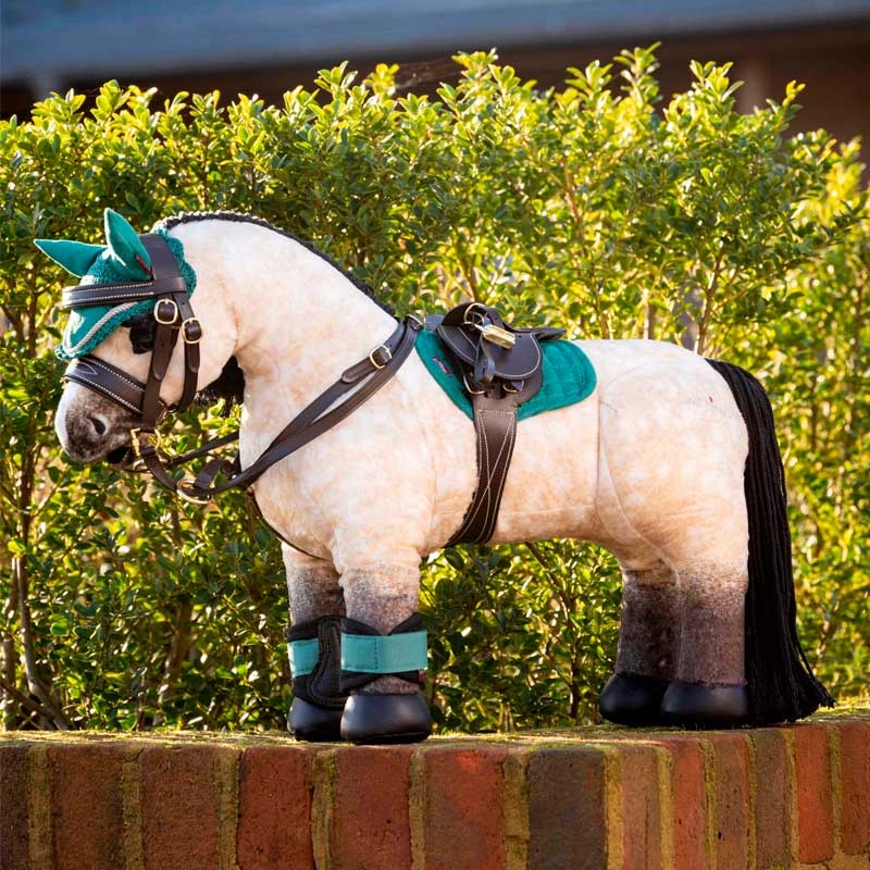 Brun sadel til mini pony