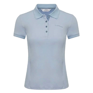 LeMieux polo ridebluse lyseblå mist