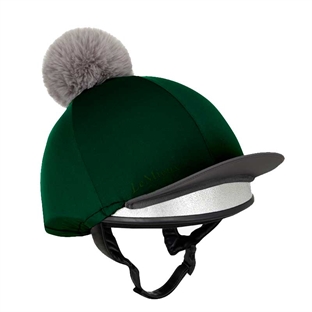 Lemieux hjelmovertræk "Pom Hat Silk" - spruce