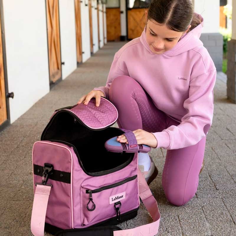 Lemieux "Elite pro" strigletaske - Mallow med rytter