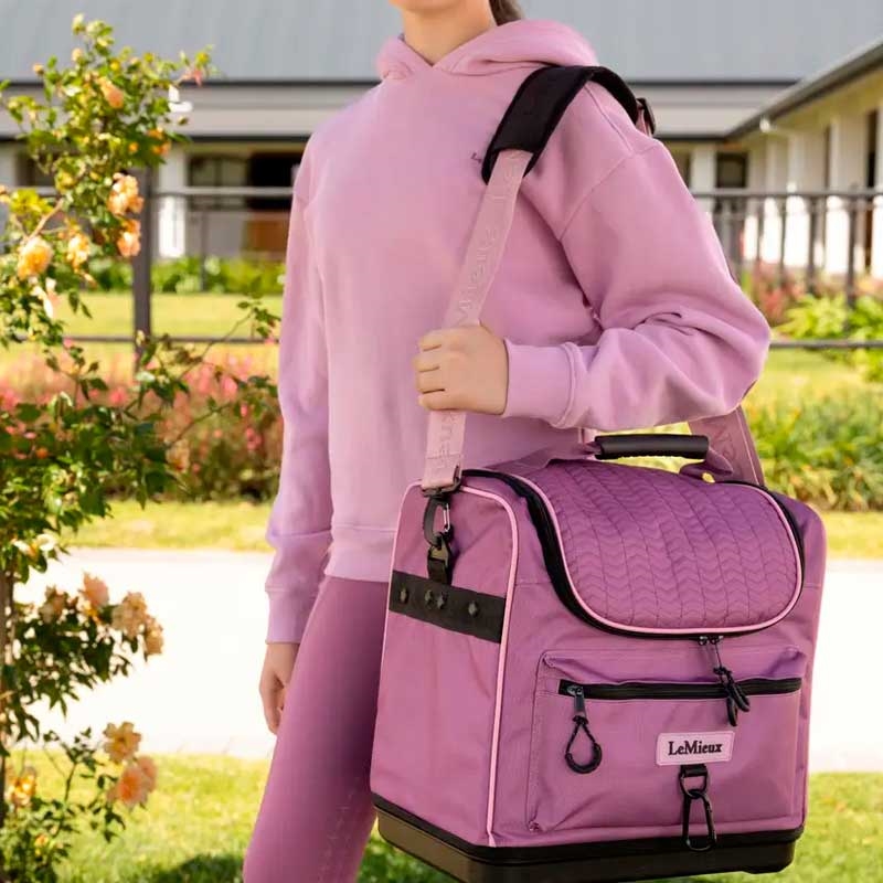 Lemieux "Elite pro" strigletaske - Mallow med ung rytter