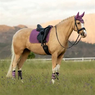 LeMieux Dressage Suede underlag - Mallow