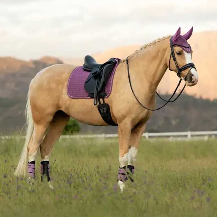 LeMieux Dressage Suede underlag - Mallow