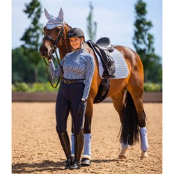 LeMieux Dressage Suede underlag - Mist