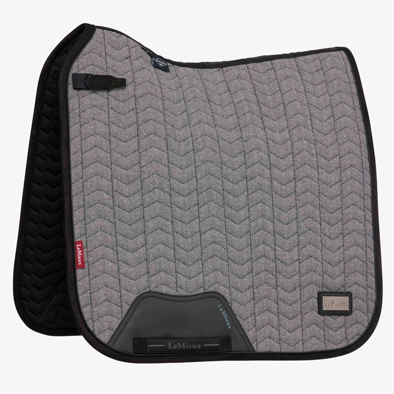 LeMieux "Aspen herringbone dressage" underlag - sort