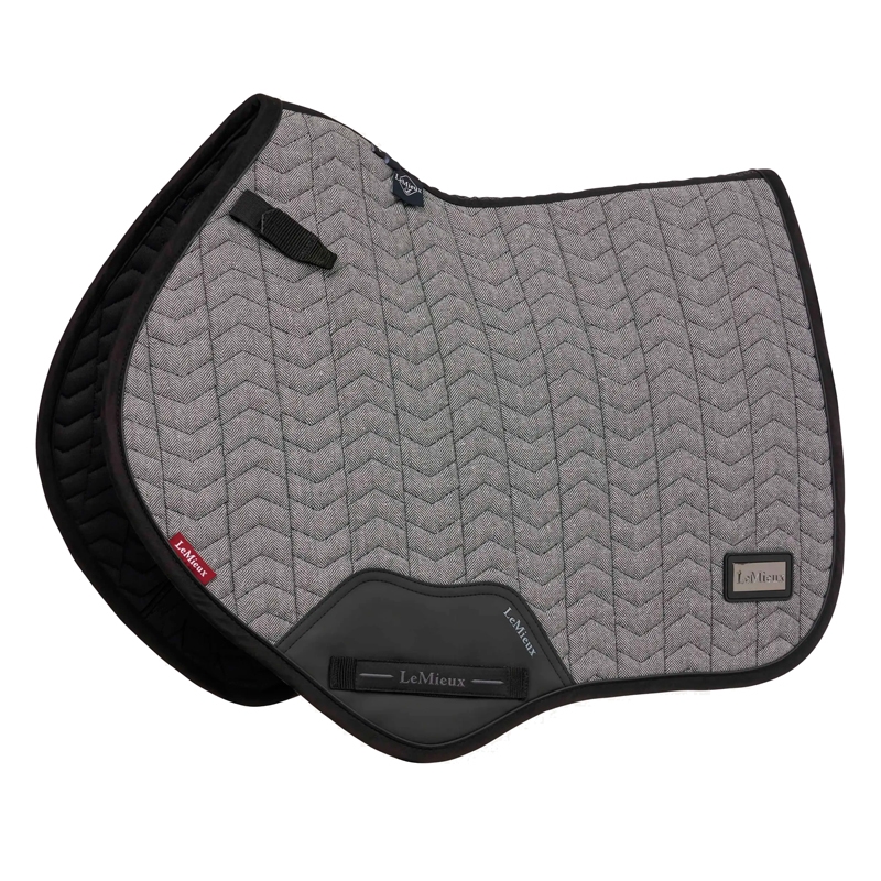 LeMieux "Aspen herringbone jumping" underlag - sort