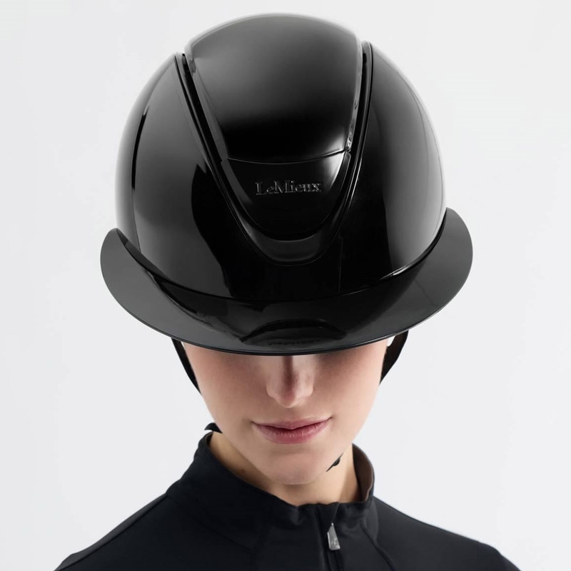 Lemieux ridehjelm "Verv" Glossy Black