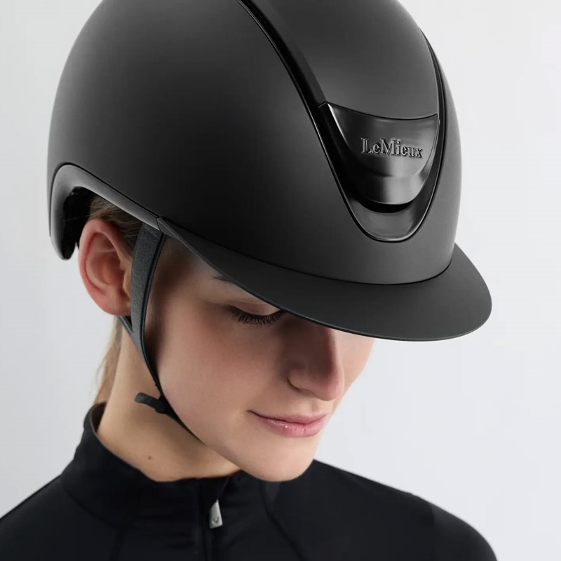 Lemieux ridehjelm "Verv" Matt Black