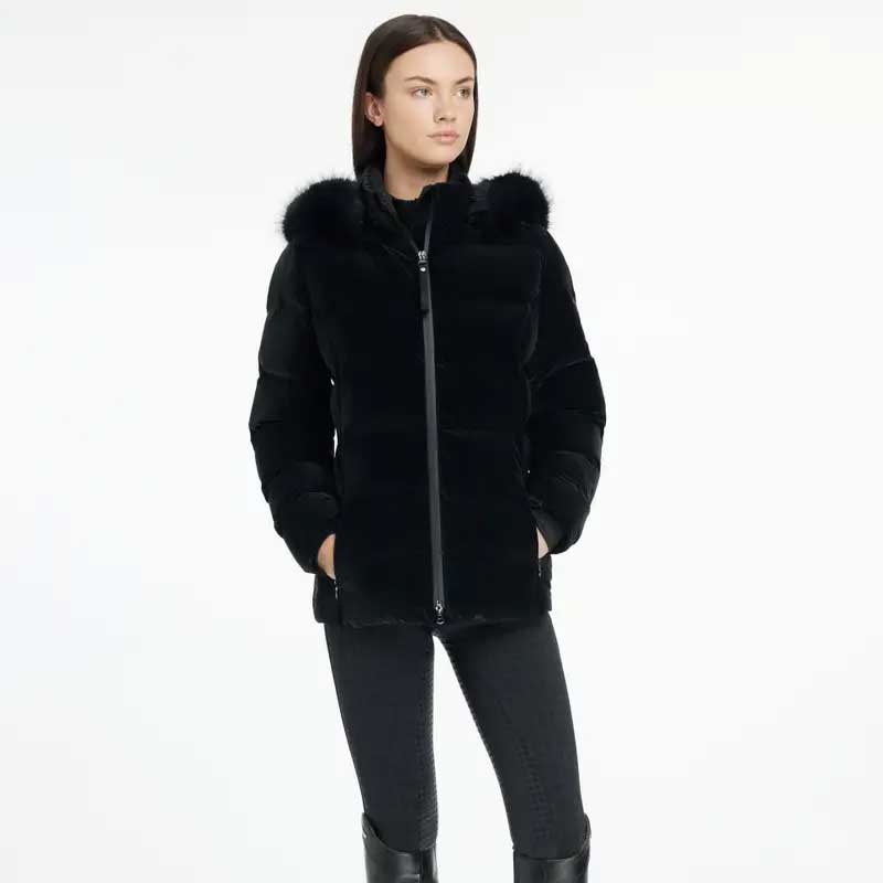 LeMieux vinterjakke "Aspen puffer" - Sort forfra