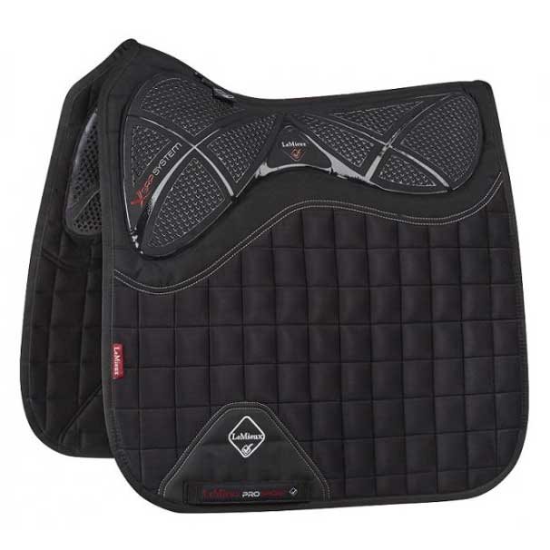 LeMieux Dressage X-Grip Twin Sided Luxury underlag - sort