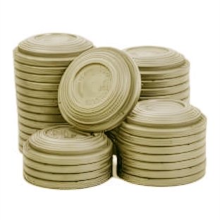 Sandfarvede lerduer, 200 stk.