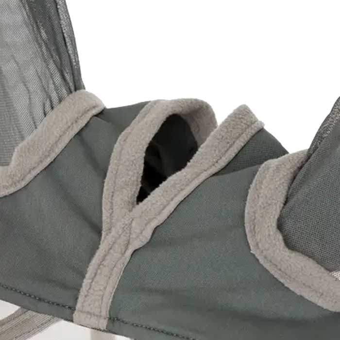 Lemieux fluemaske "Armour Shield" med mulenet - grå