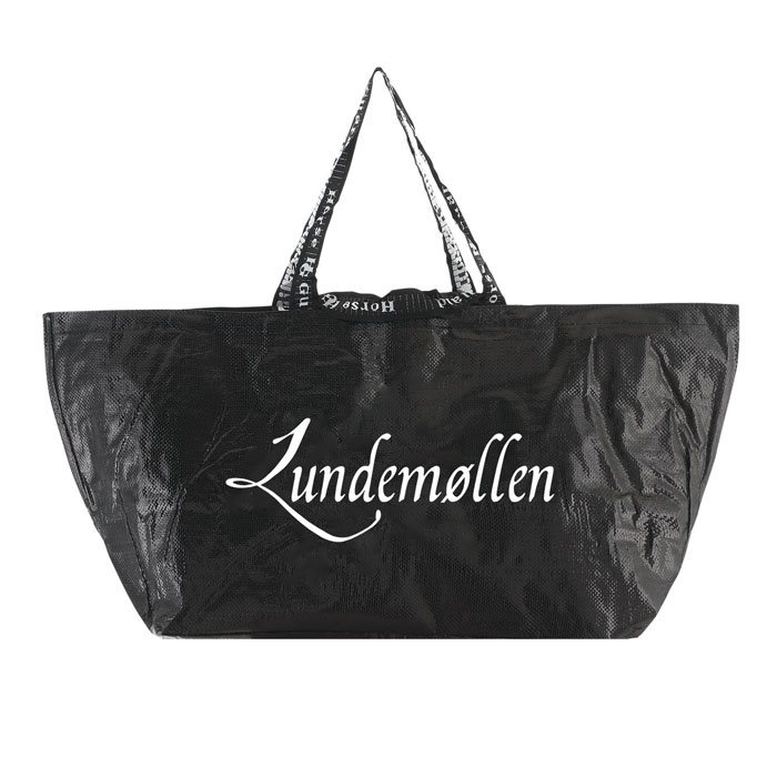 Høpose med Lundemøllen logo