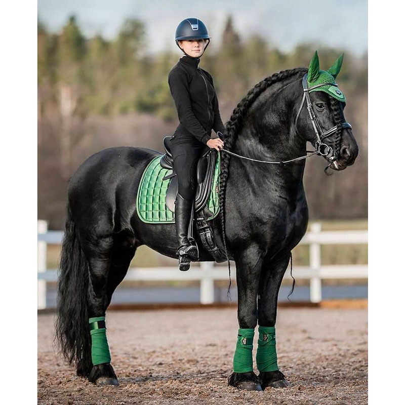 LeMieux Classic Loire Dressage underlag - hunter green