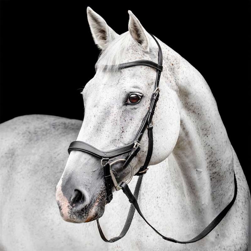 Rambo Micklem Competition Bridle - sort