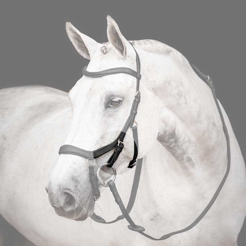 Rambo Micklem bidstropper - sort/sølv