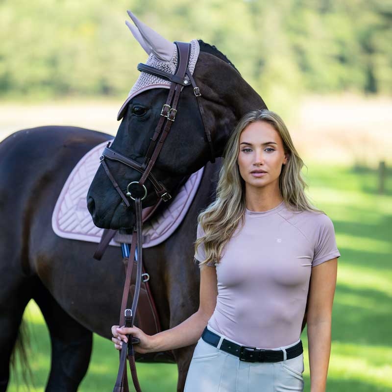 Equestrian stockholm t-shirt "Dynamic Base Layer" - Midsummer Blush